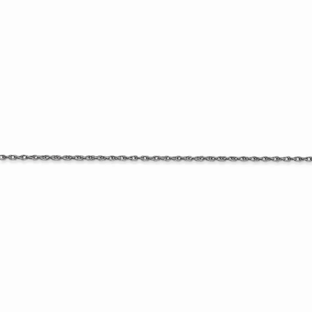 10k White Gold .95 mm Carded Cable Rope Chain | 10K8RW