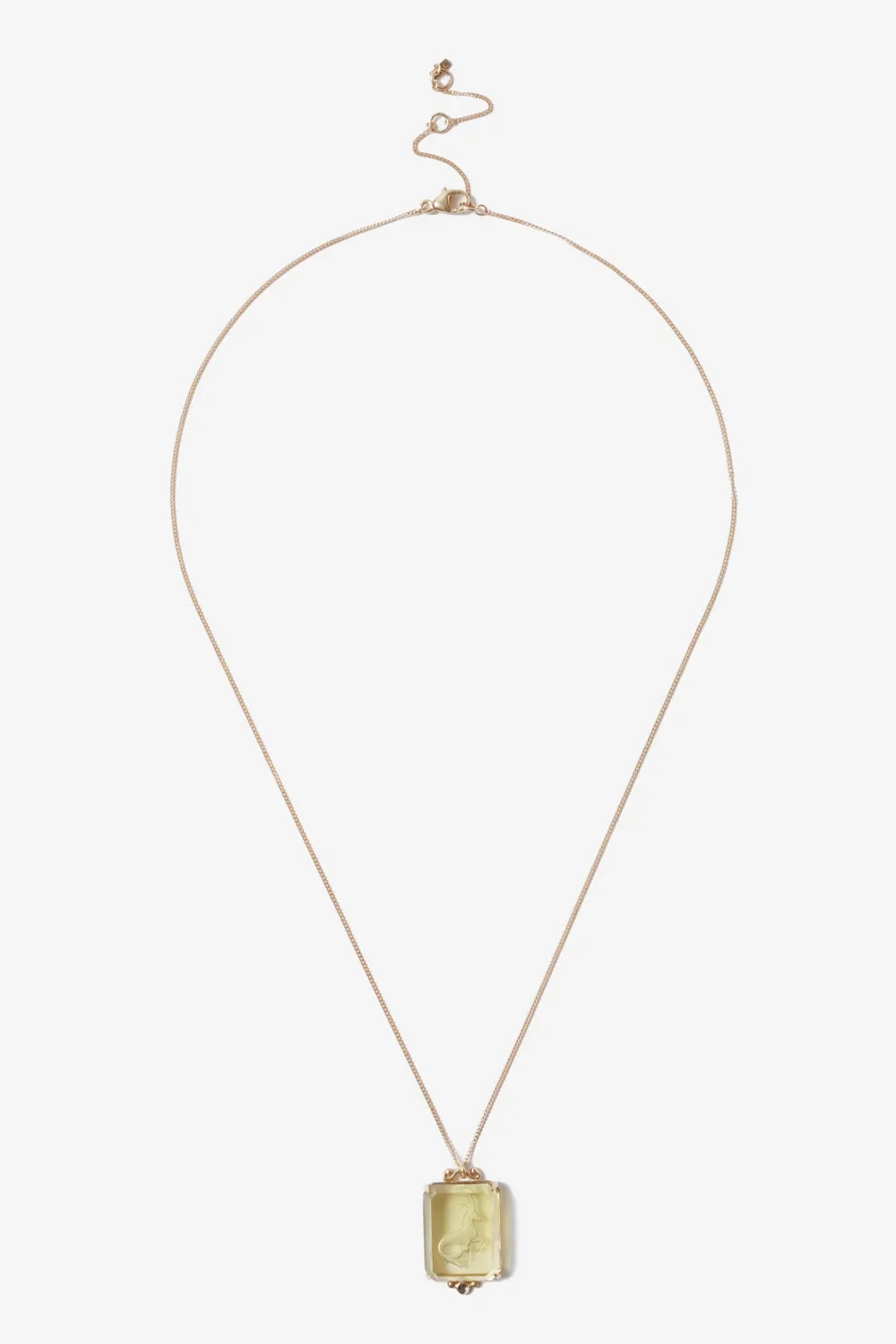 14k Capricorn Zodiac Necklace