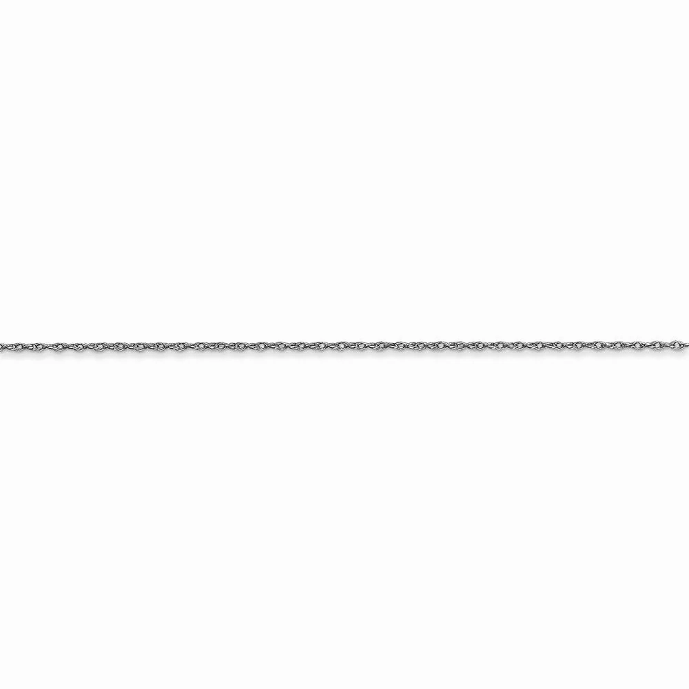 14k White Gold .5 mm (CARDED) Cable Rope Chain | 5RW