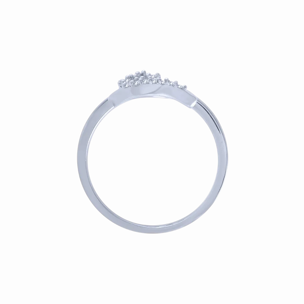 14KT (585) White Gold And Diamond Ring For Women