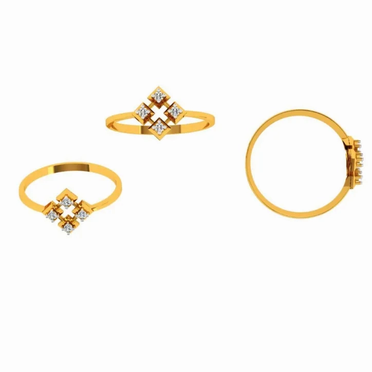 14KT (585) Yellow Gold Ring For Women