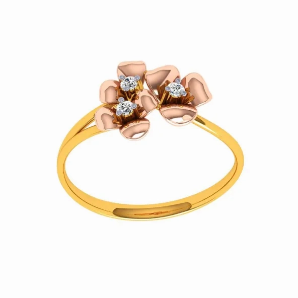 14KT (585) Yellow Gold Ring For Women
