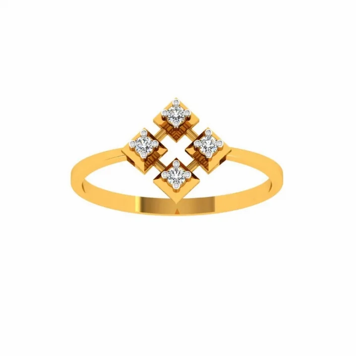 14KT (585) Yellow Gold Ring For Women