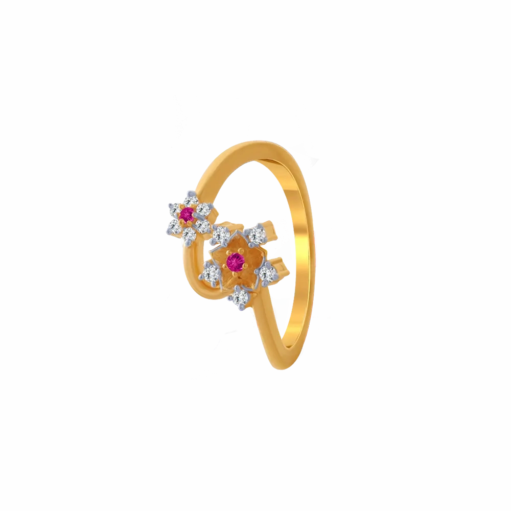 14KT (585) Yellow Gold Ring For Women