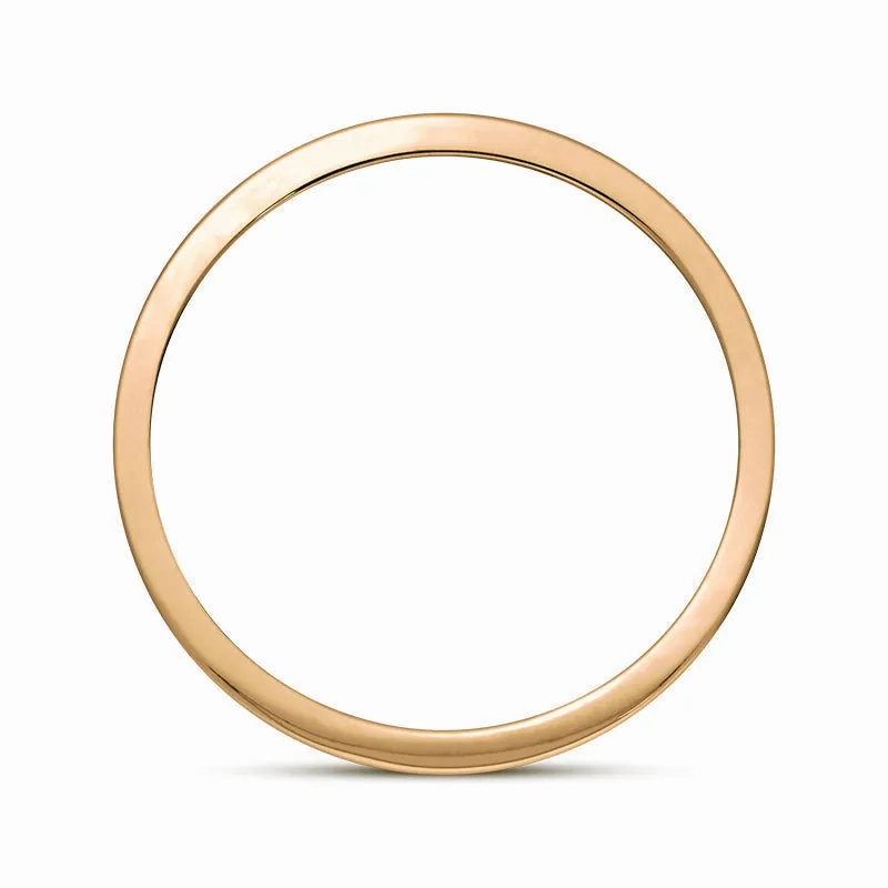 18ct Rose Gold 0.36ct Diamond Queen's Jubilee Hallmark Princess Cut 6mm Ring D
