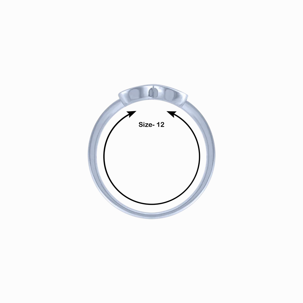18k (750) White Gold And Diamond Ring For Women