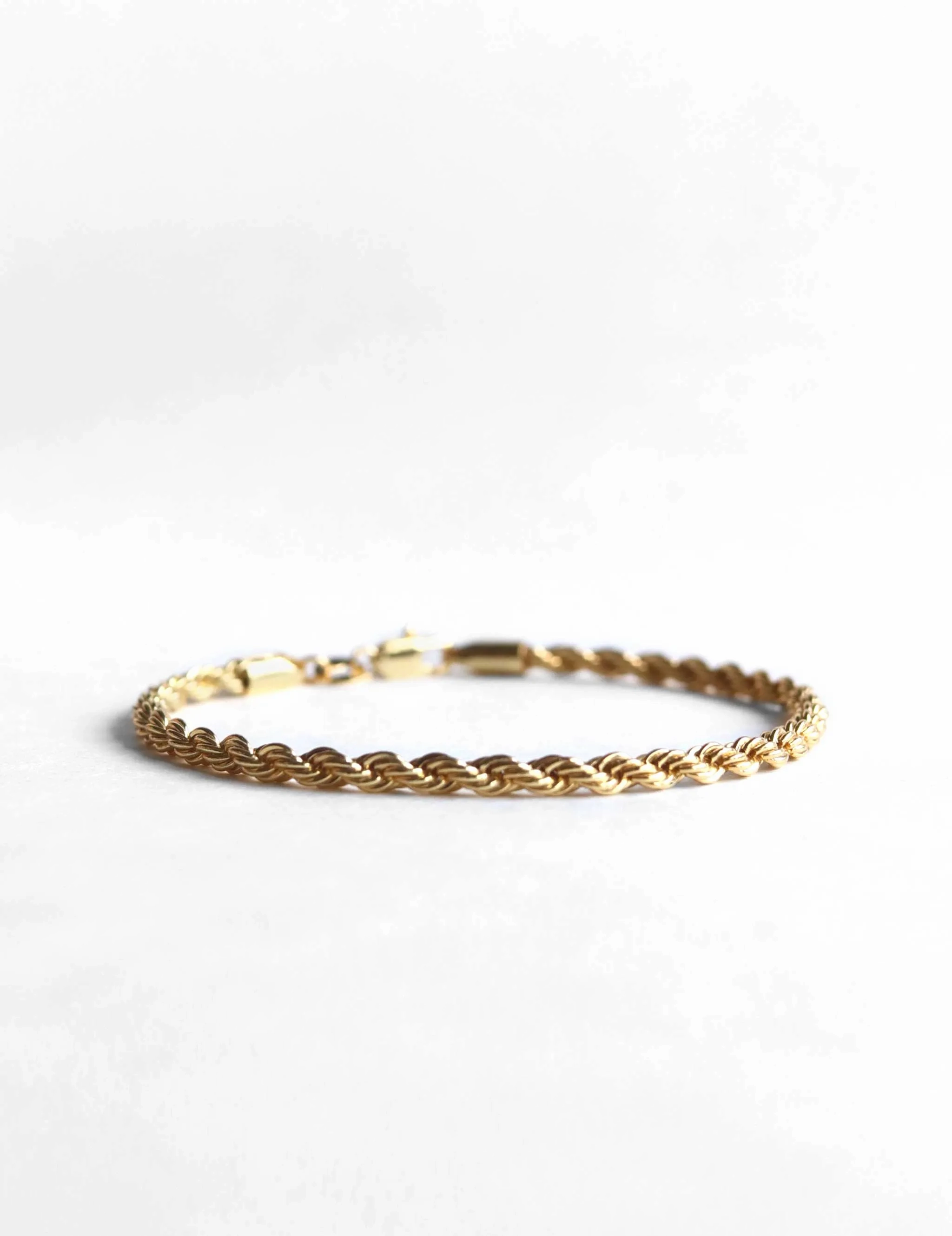 18k Gold Rope Bracelet