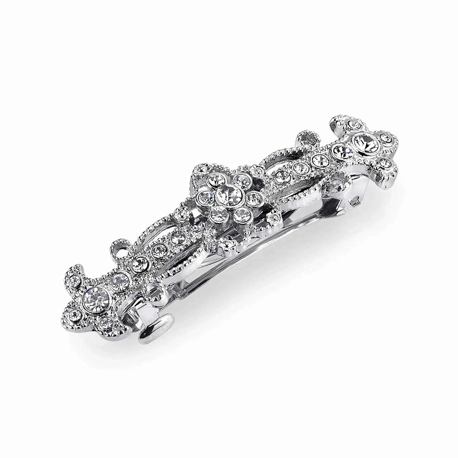 1928 Bridal Fleur De Cristal Bridal Bar Barrette