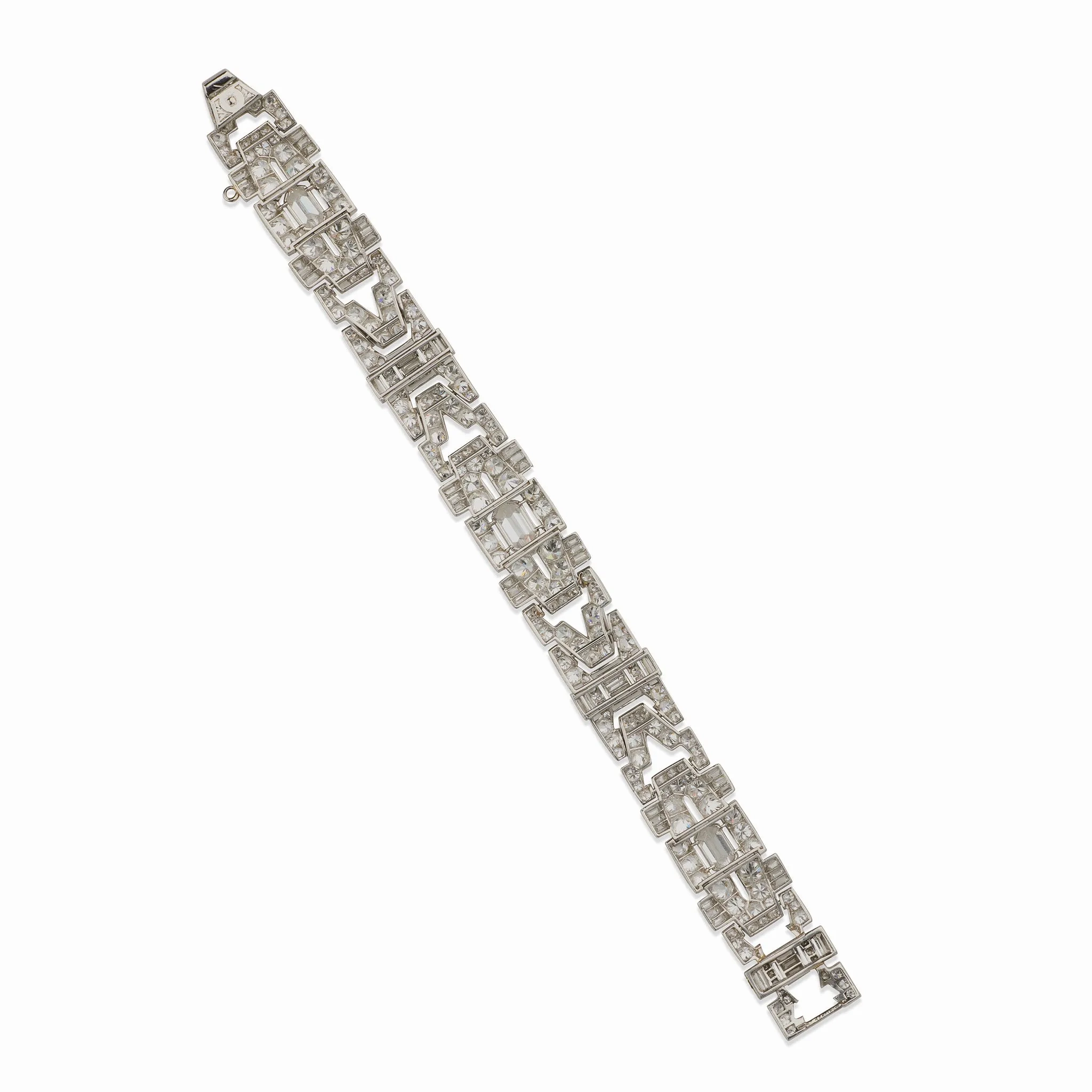 1930s Art Deco Diamond Bracelet