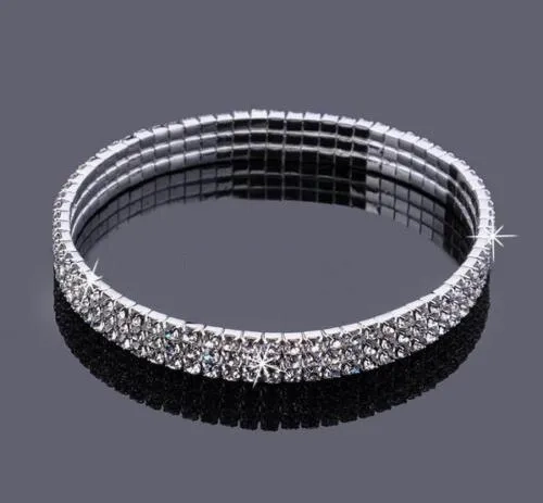 2017 Real Womens Look Stunning Diamante Rhinestone Anklet Ankle Chain For Proms Parties Or Weddings For The Bride Bridesmaid