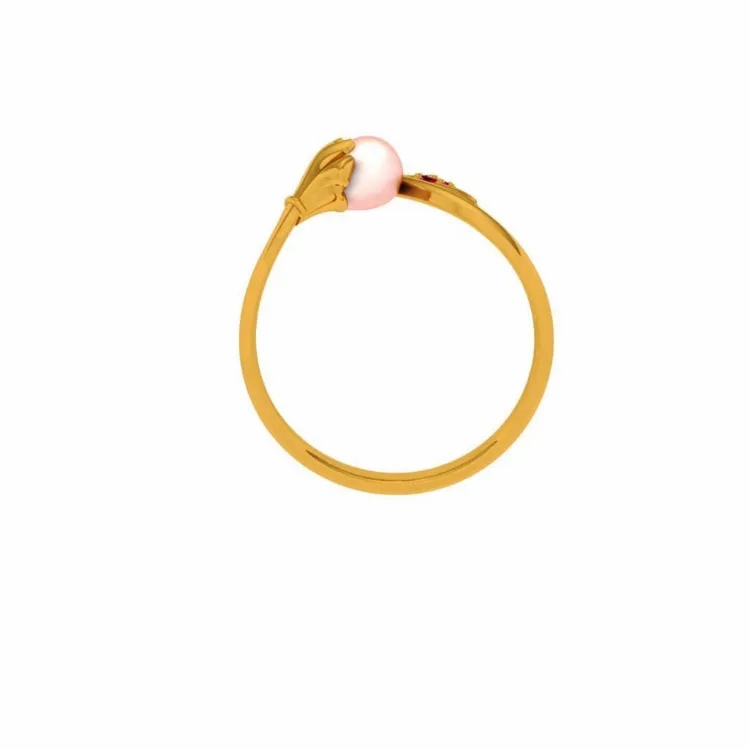 22KT (916) Yellow Gold Ring For Women