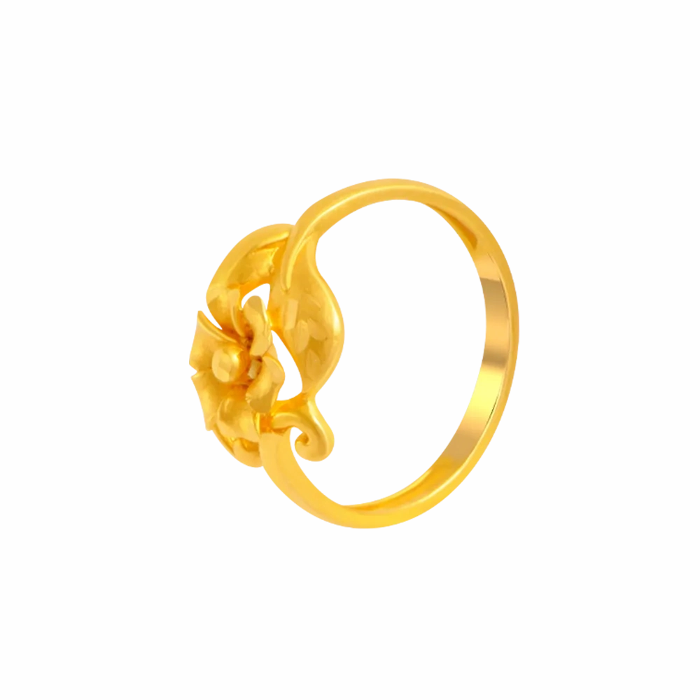 22KT Yellow Gold Ring For Women
