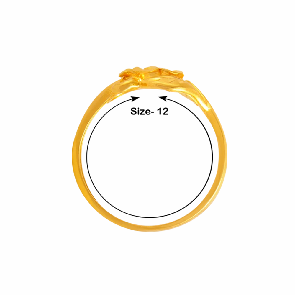 22KT Yellow Gold Ring For Women