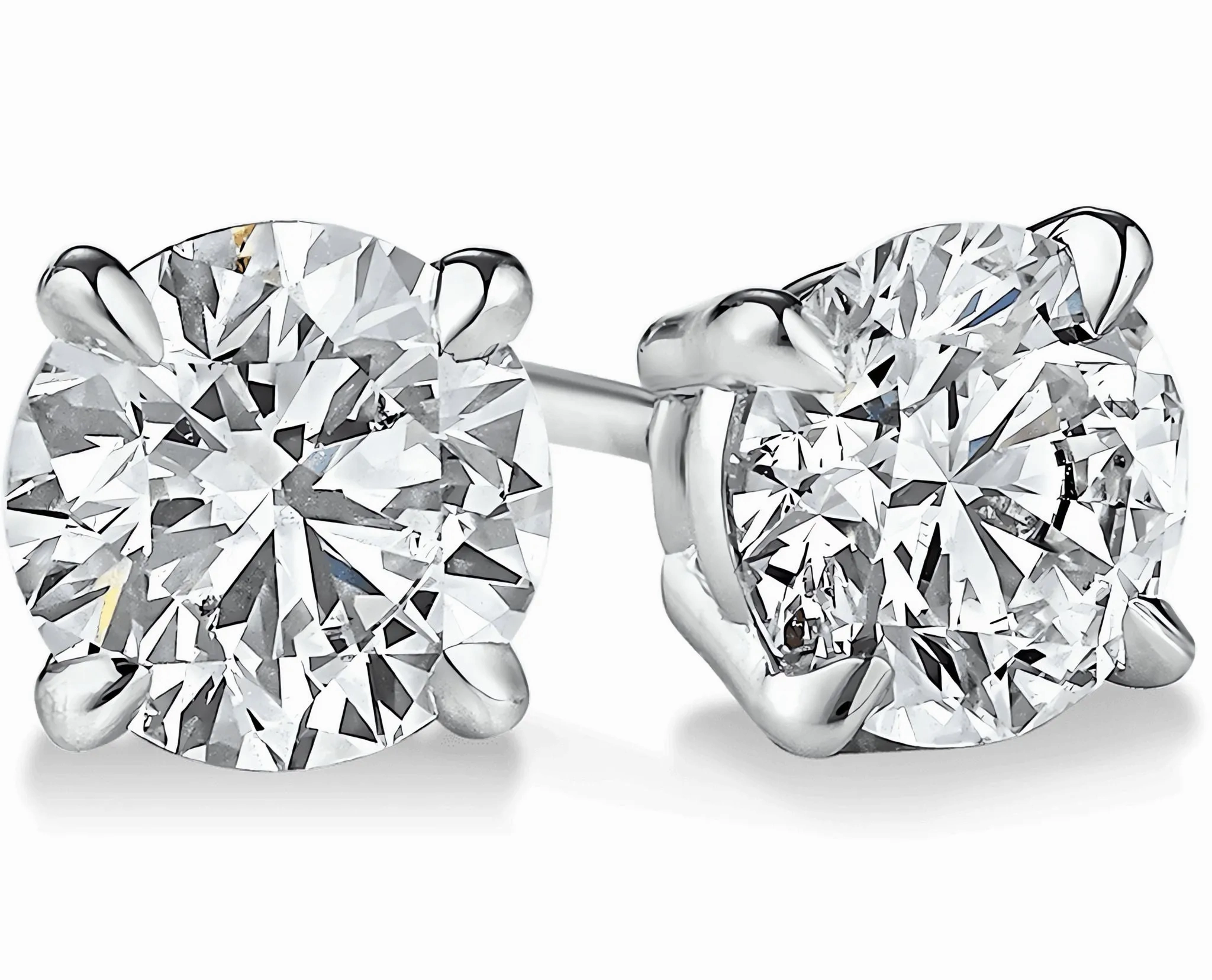 2 Carat Classic Studs by AZ Essentials