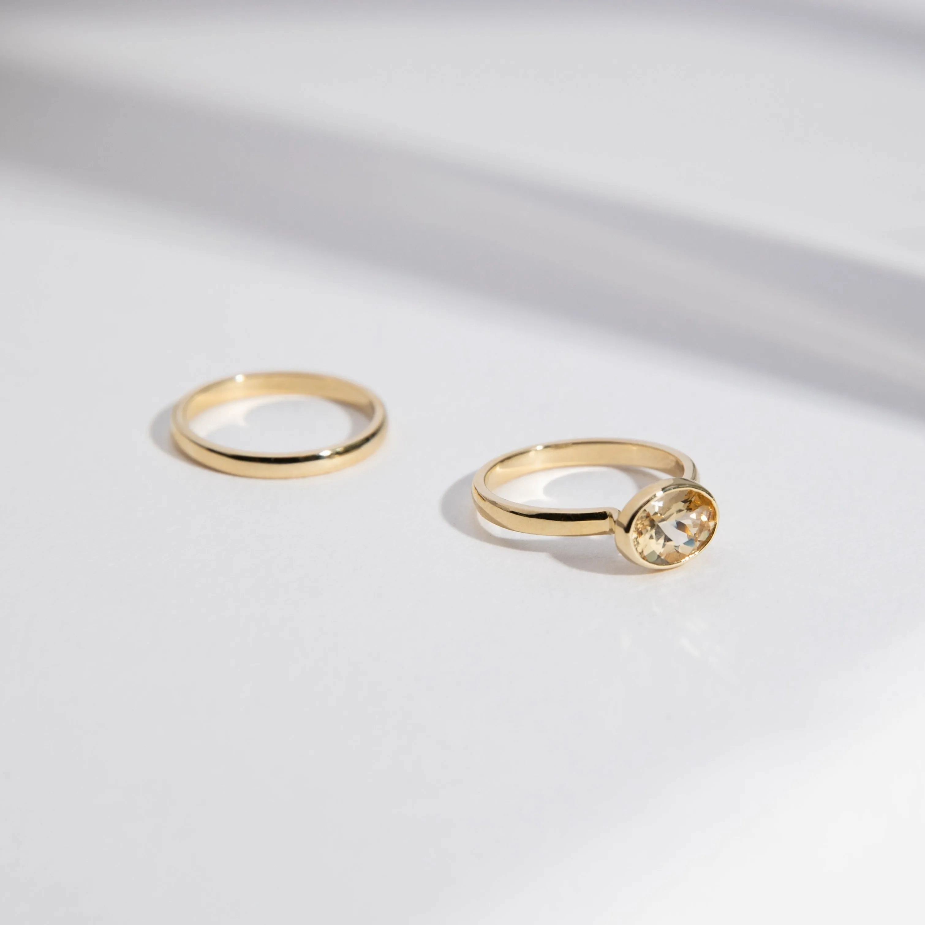 2mm Domed Band in Gold