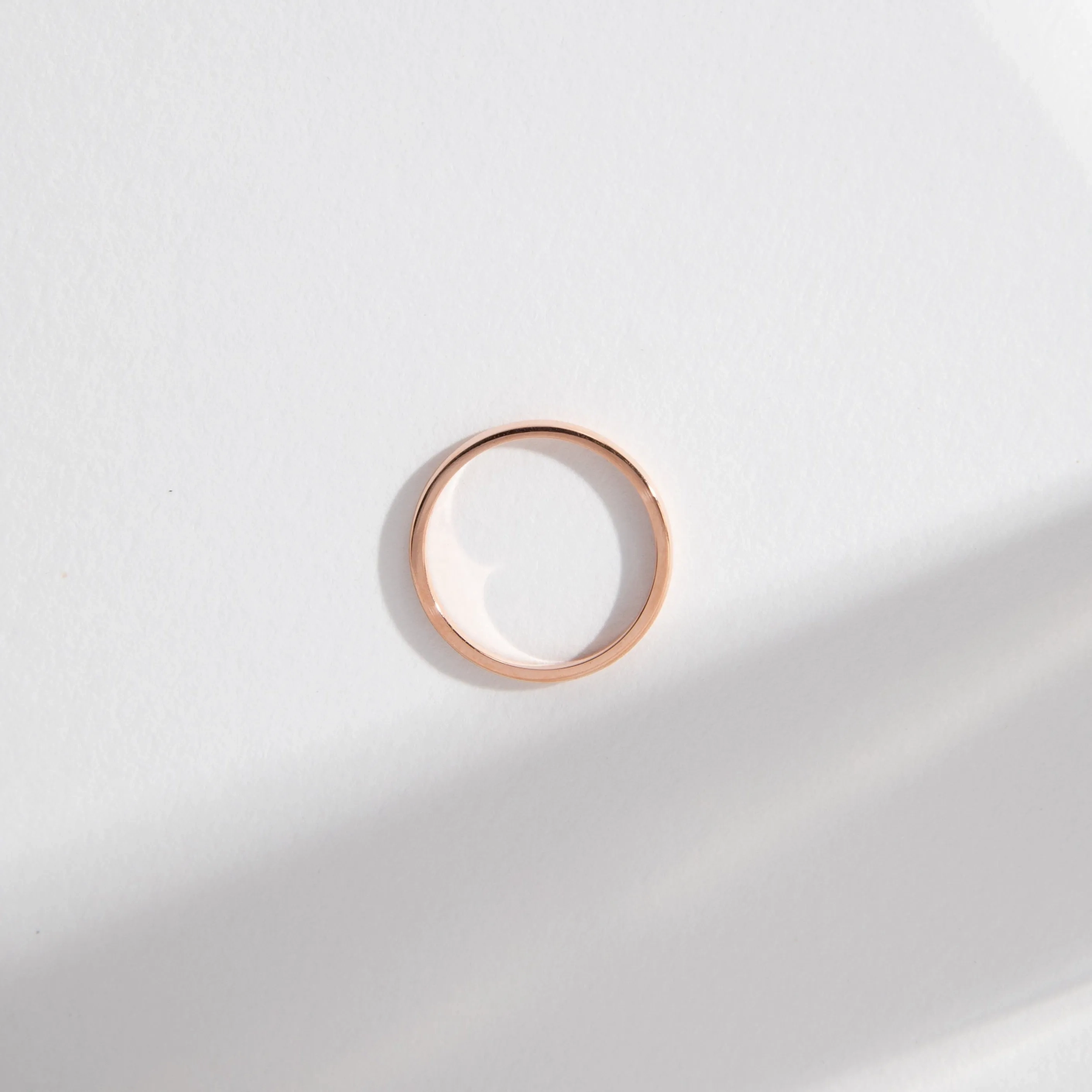 2mm Domed Band in Gold