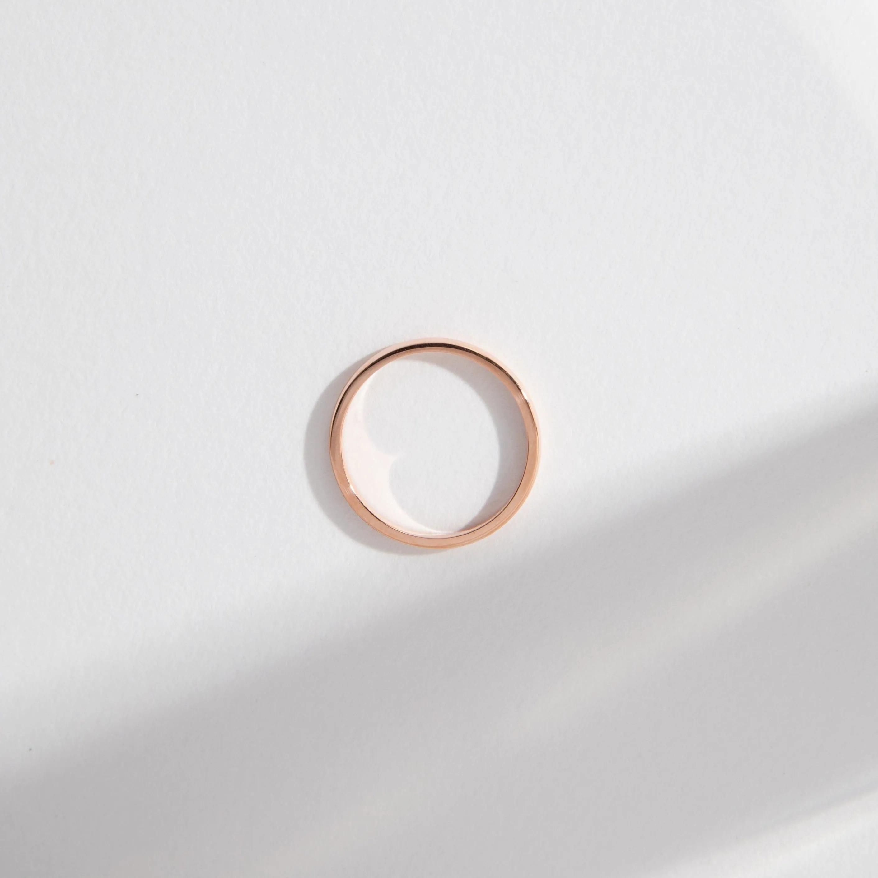 2mm Domed Band in Gold
