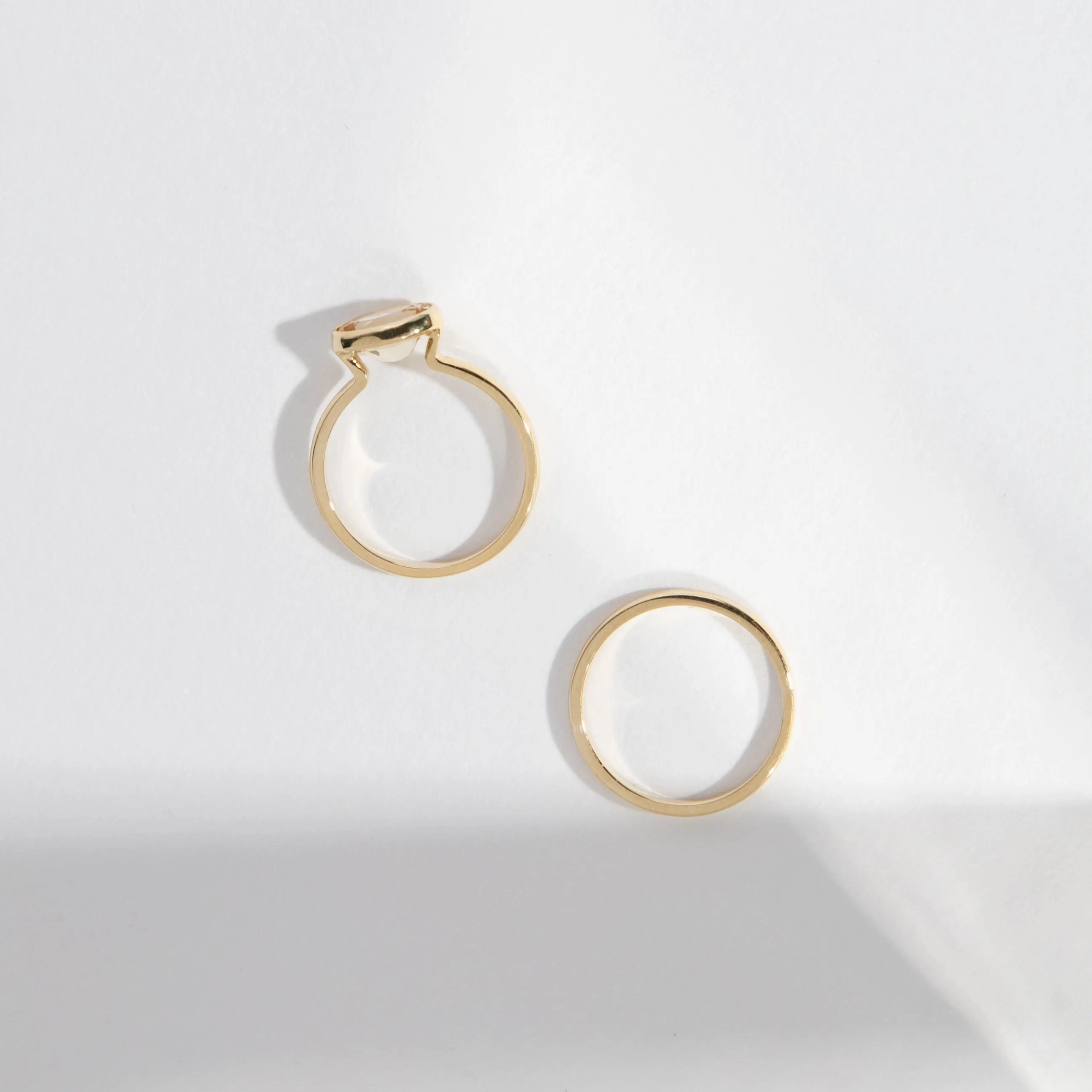2mm Domed Band in Gold