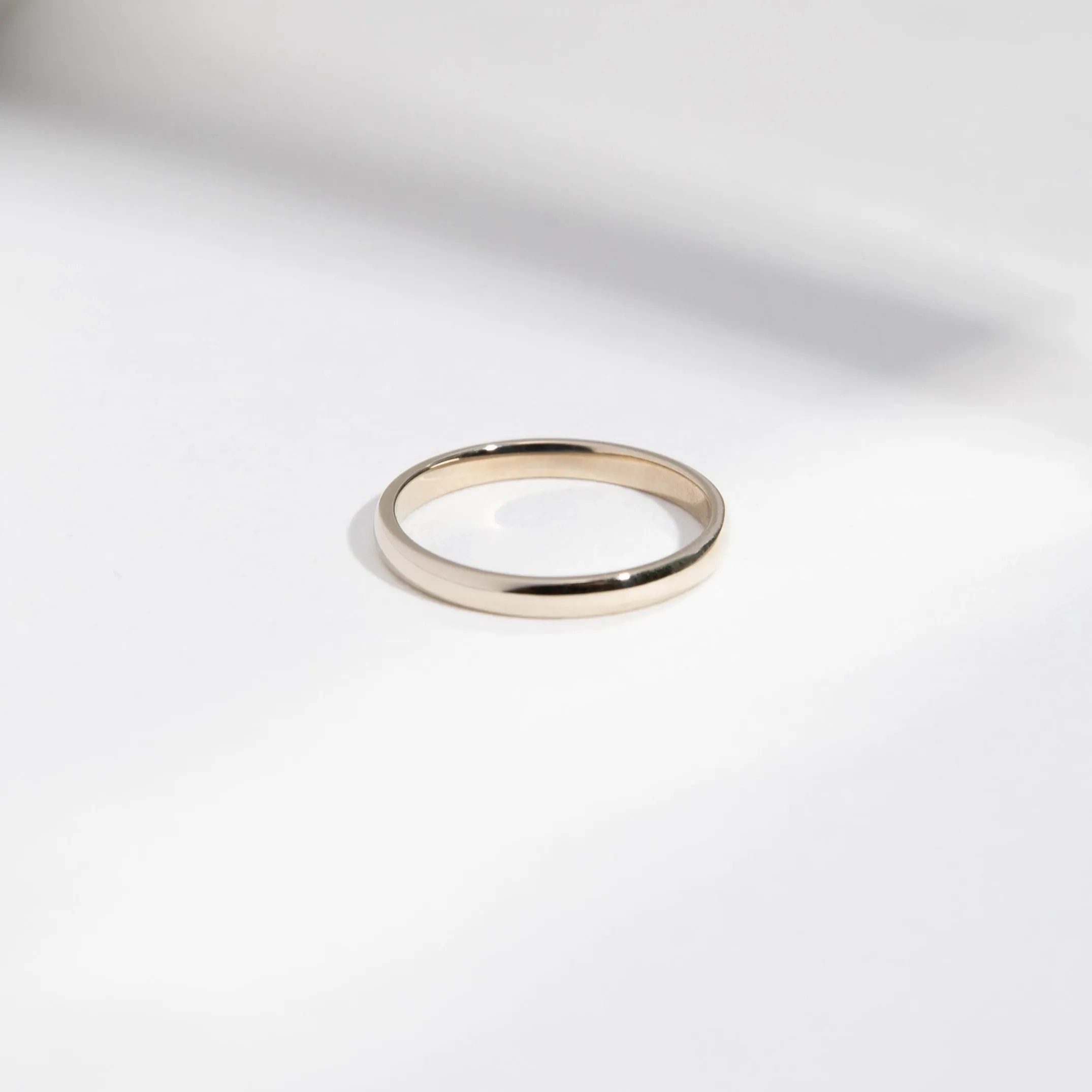 2mm Domed Band in Gold