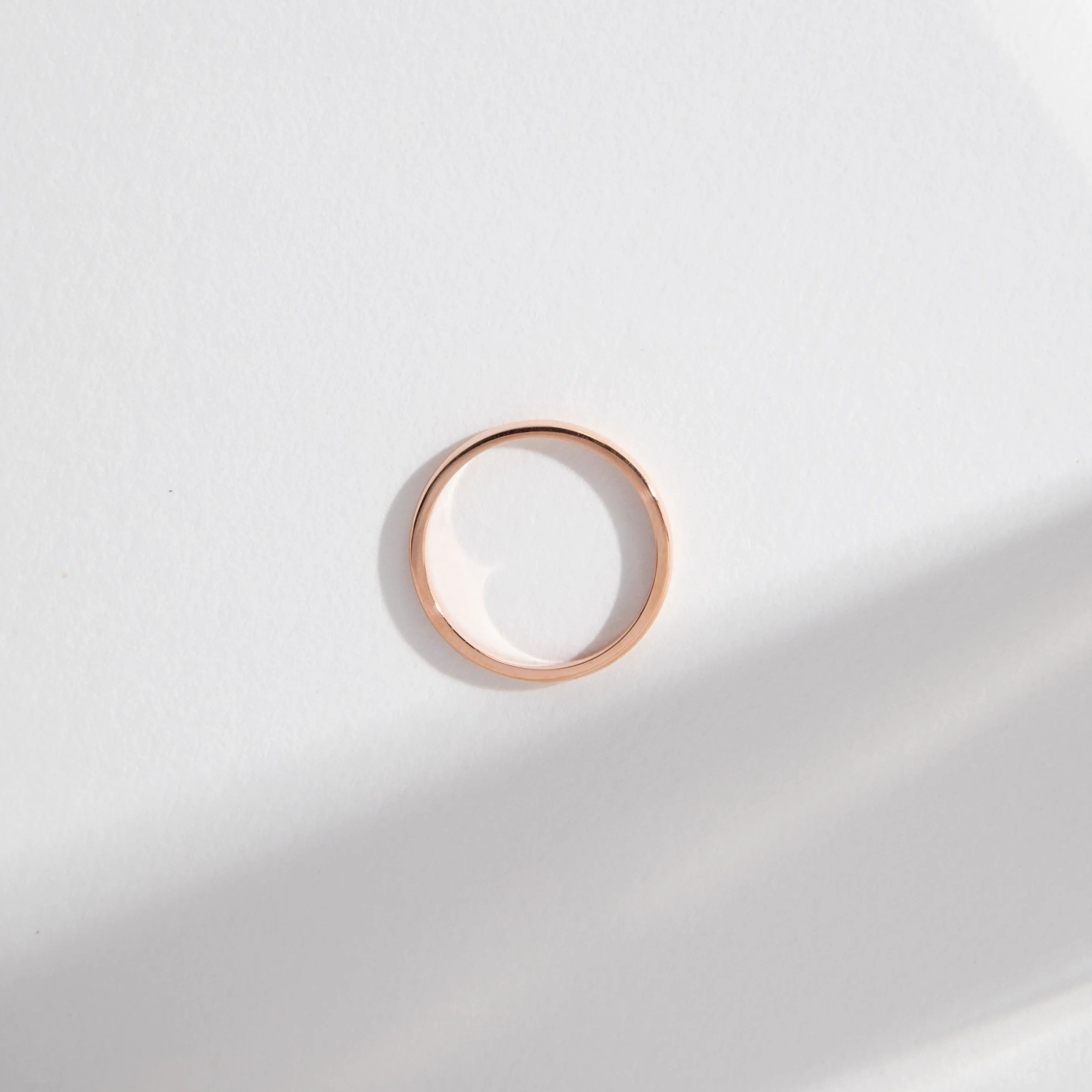 2mm Domed Band in Gold