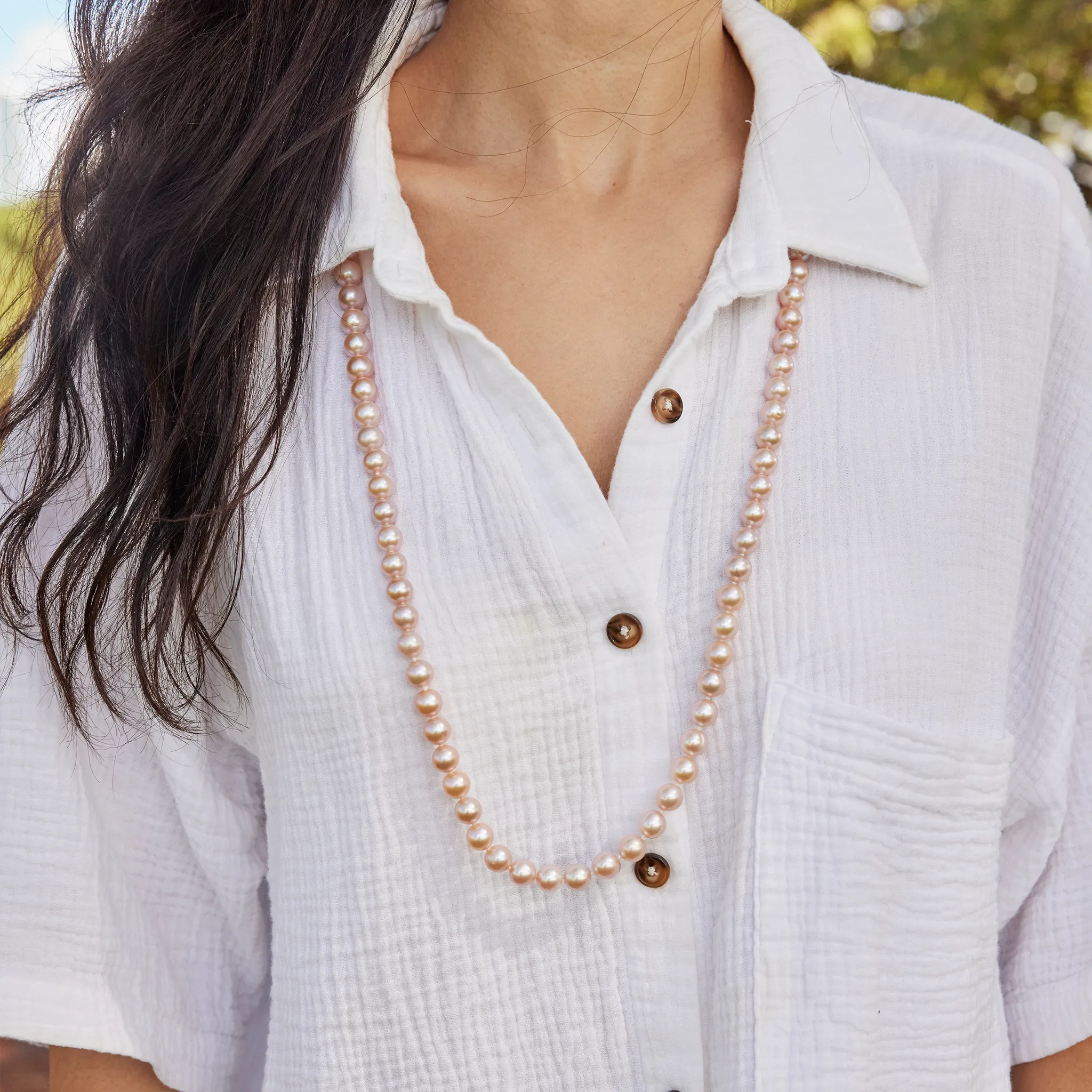 36&quot; Mixed Freshwater Pearl Strand - 9-10mm
