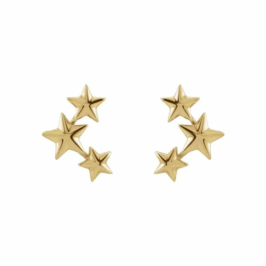 3-Star Climber Earrings