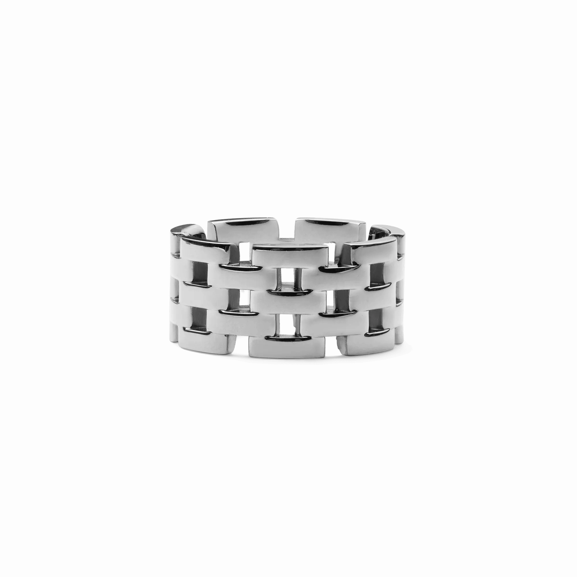 5-Link Ring Silver