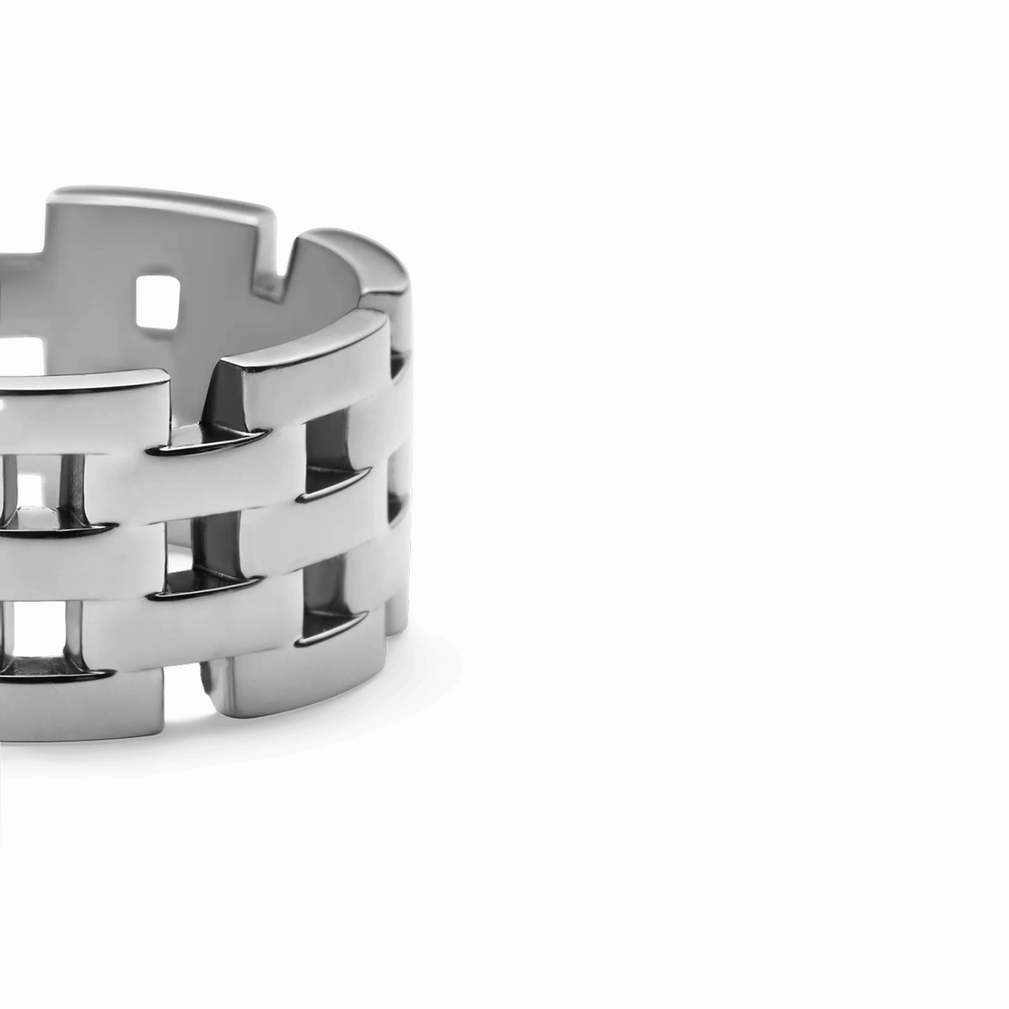 5-Link Ring Silver