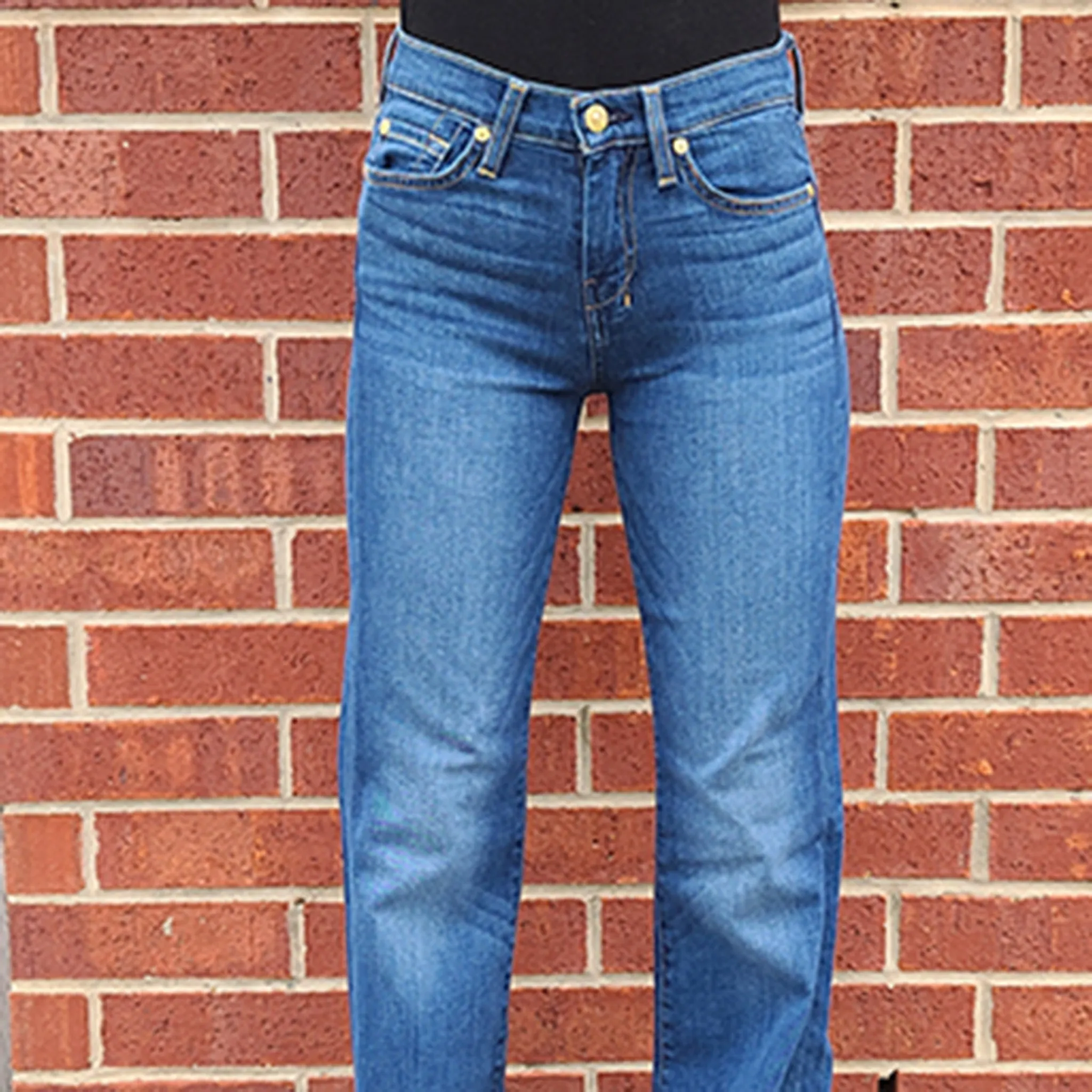 7 For All Mankind Damen MR1 Dojo Jeanshose