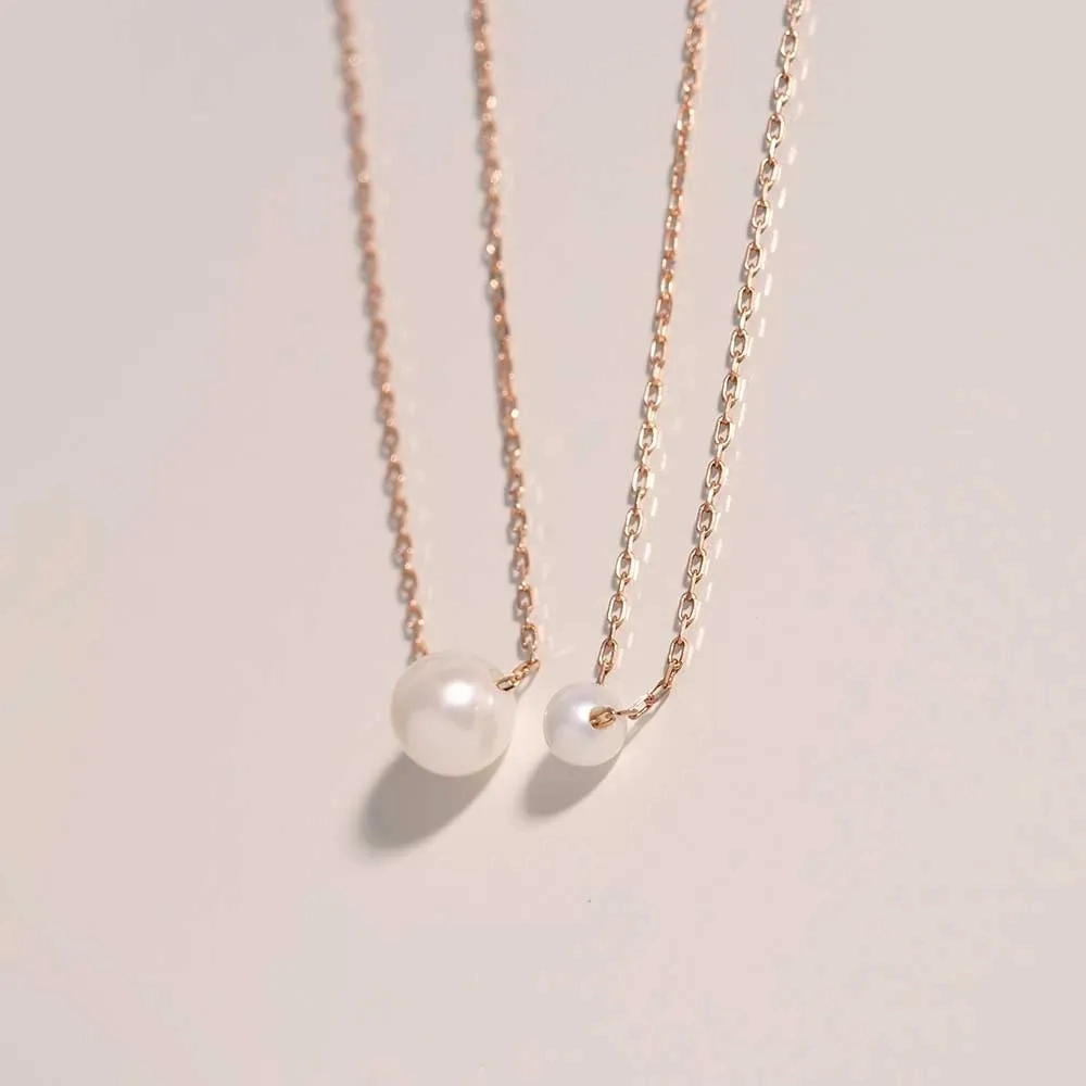 [14K Gold] Belle Pearl Necklace