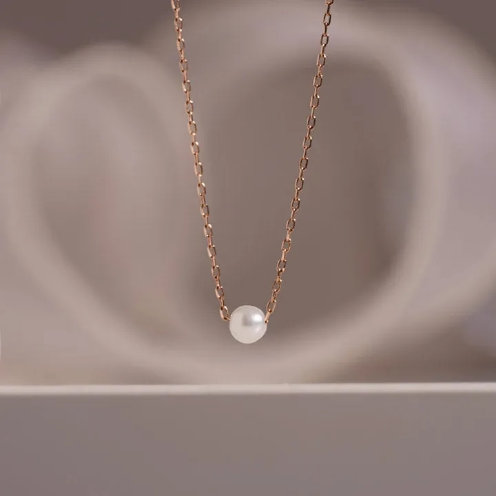 [14K Gold] Belle Pearl Necklace