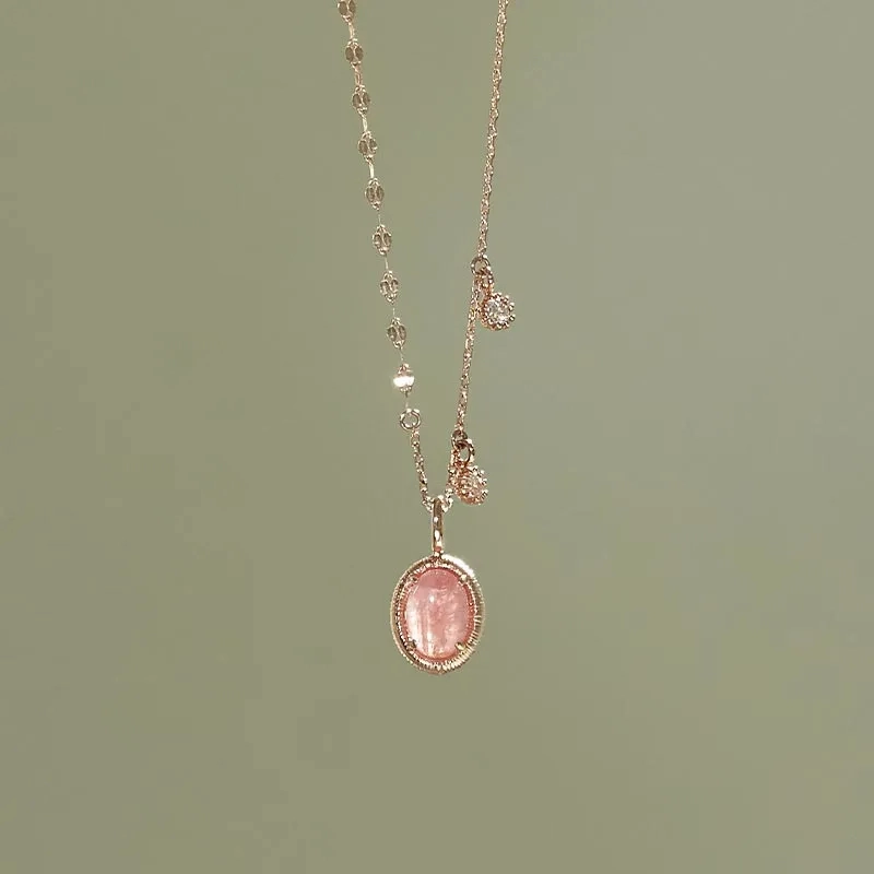 [18K Gold] Rose Necklace