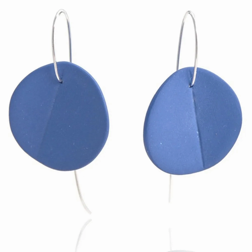 &quot;Eucalyptus&quot; Large Porcelain Earrings
