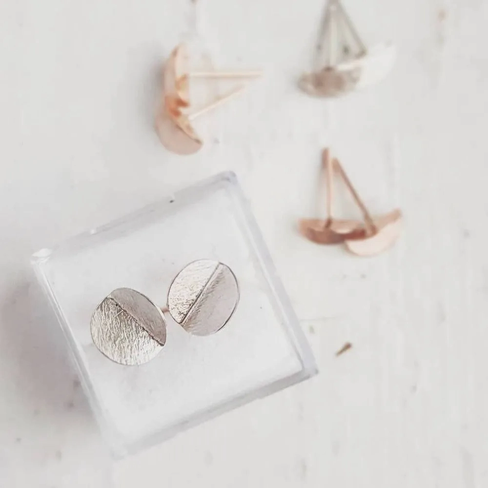 &quot;Eucalyptus&quot; Mini Studs