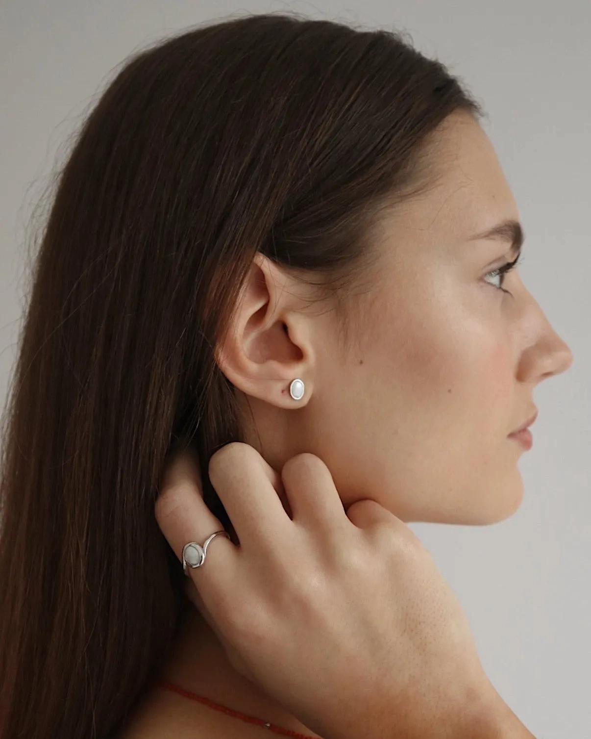 'Elise' Pearl Stud Earrings