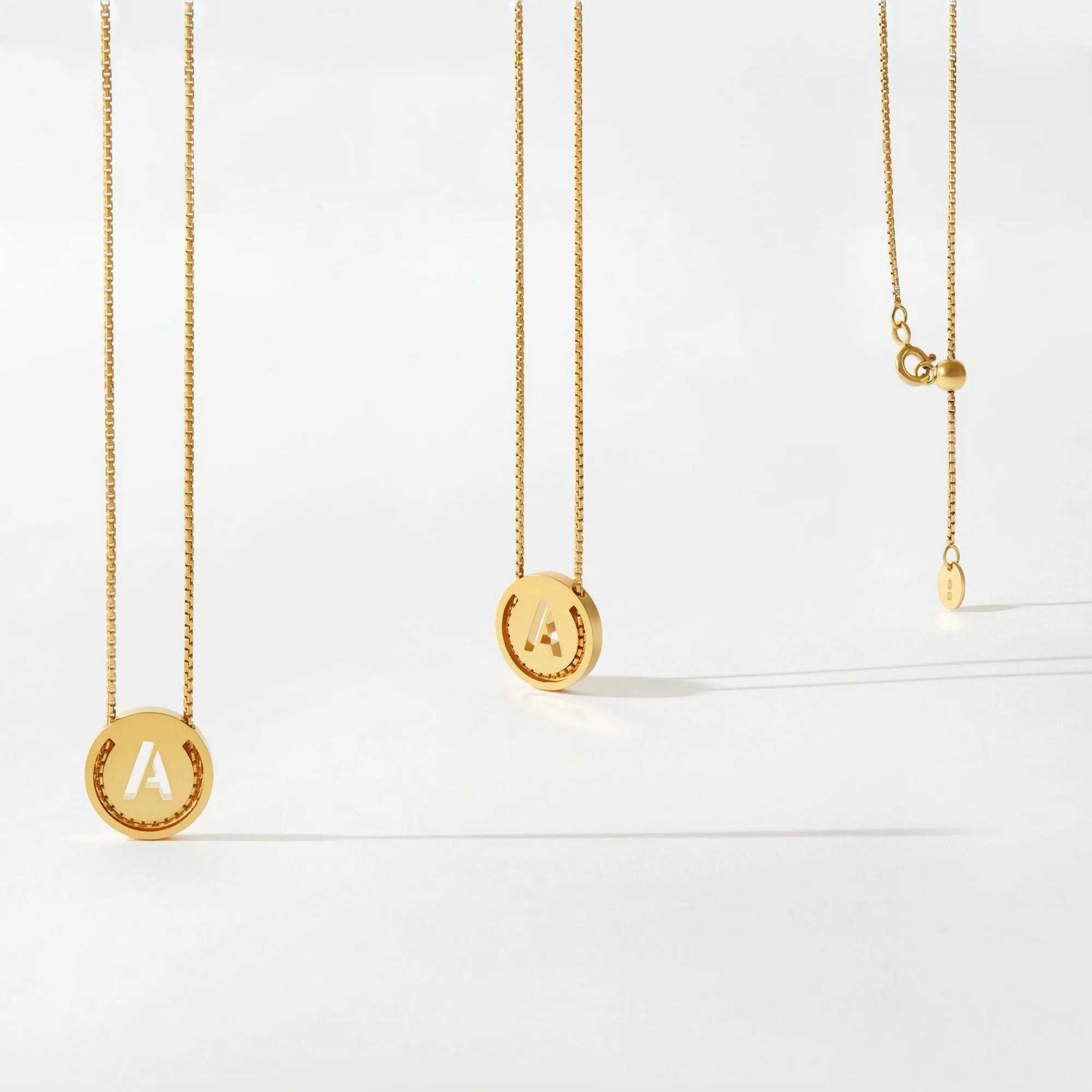 ABC's - C 18K Gold Plated Necklace