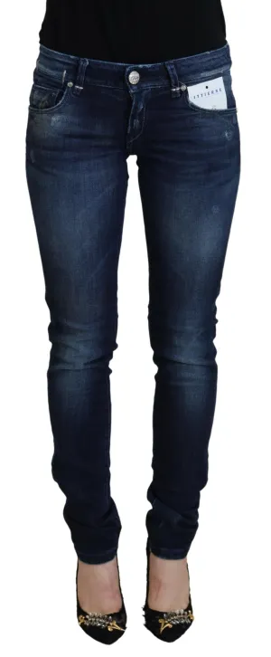 Acht Baumwolle Niedrige Taille Slim Fit Damen Freizeit-Damenjeans