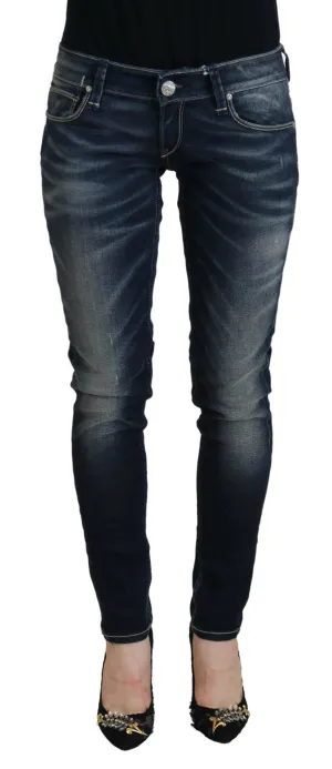 Acht Washed Cotton Slim Fit Damen Damenjeans