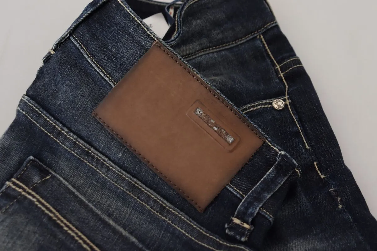 Acht Washed Cotton Slim Fit Damen Damenjeans