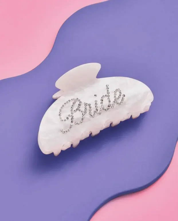 Acrylic Bride Claw Clip
