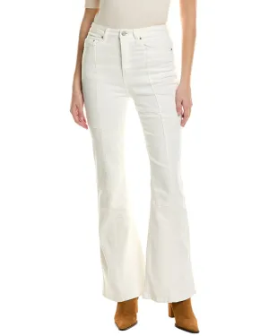 AFRM Sylar Bright White High-Rise Slim Flare Jeans