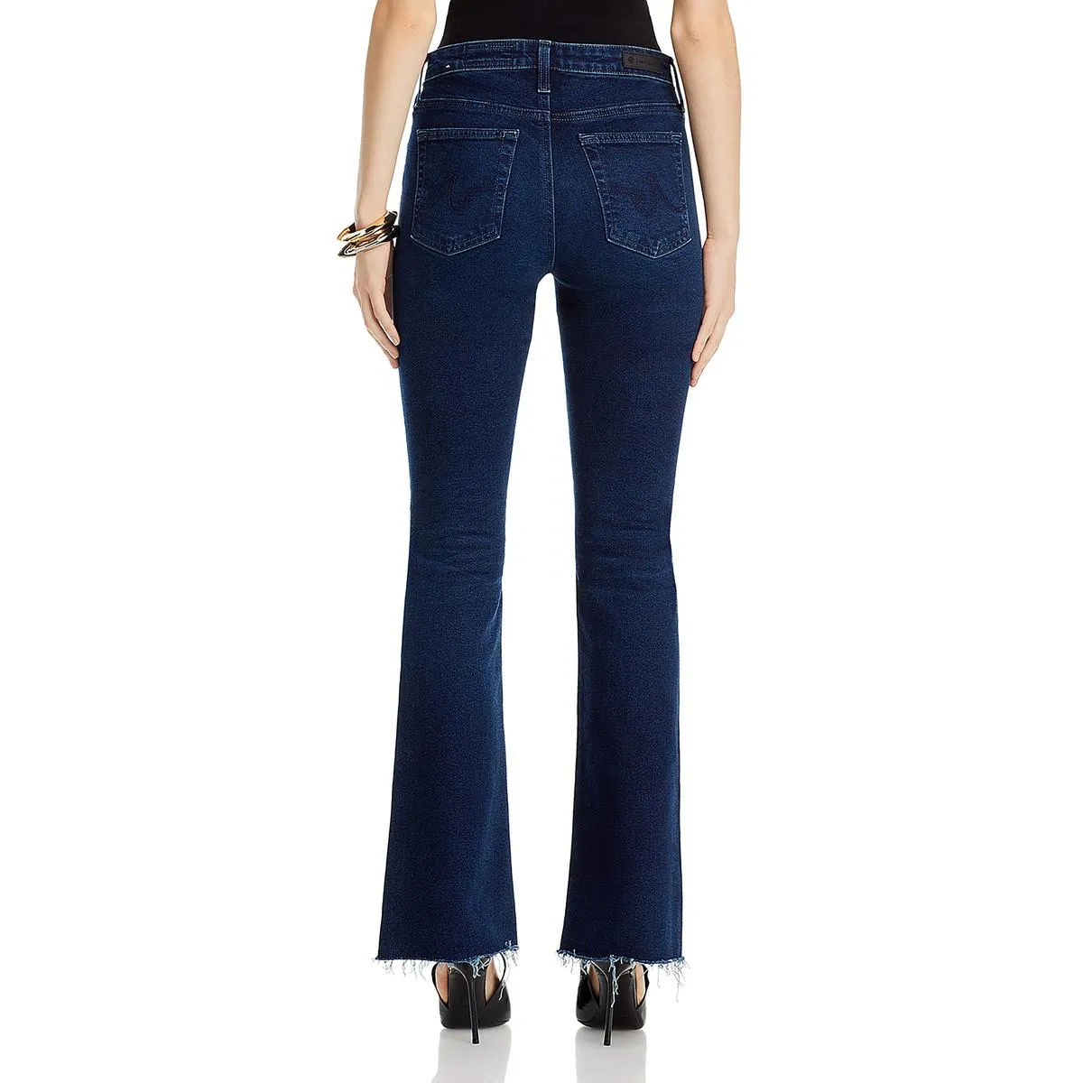 AG Jeans Damen Farrah Denim High Rise Fit Bootcut Jeans