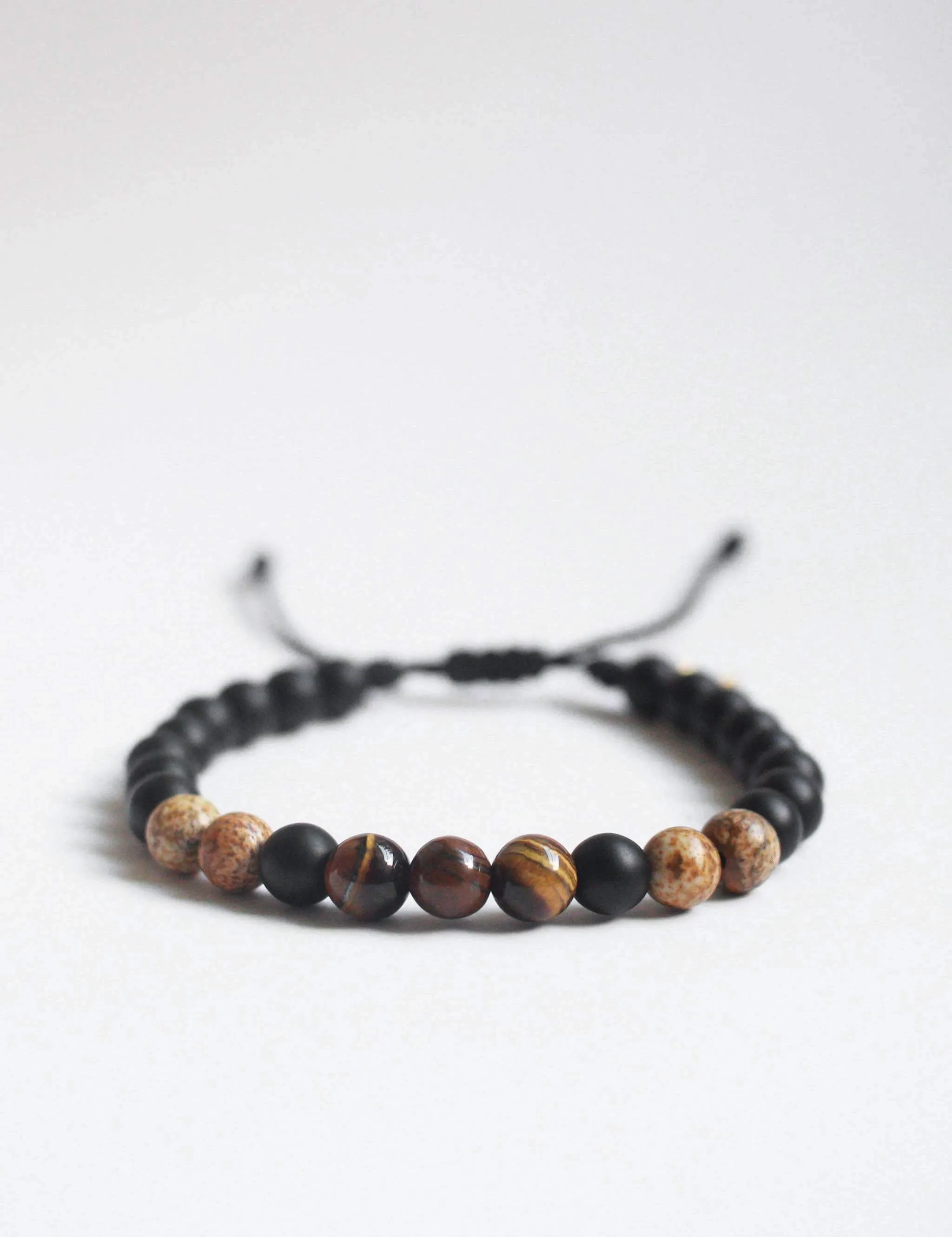 Agustin Onyx &amp; Tiger's Eye Bracelet