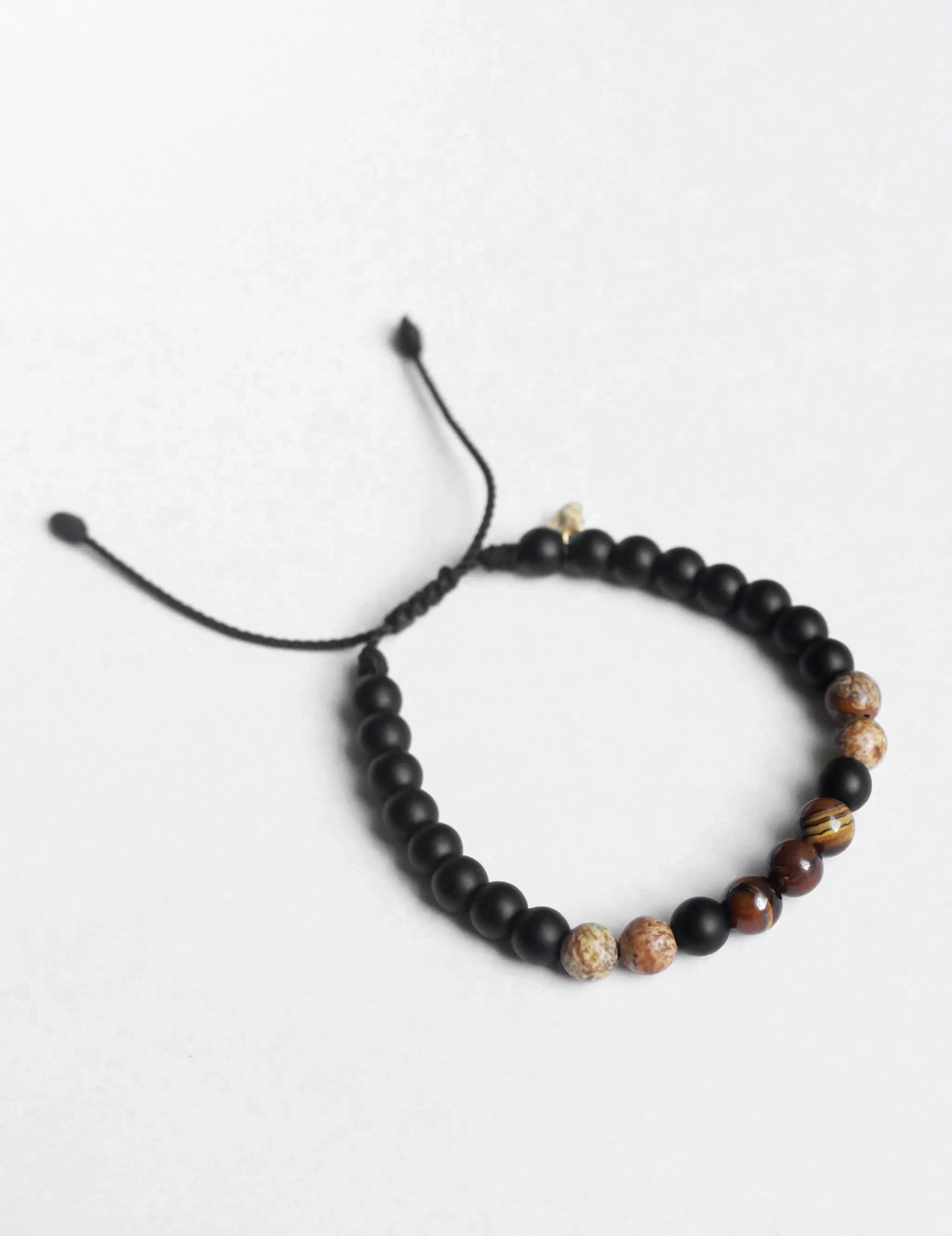 Agustin Onyx &amp; Tiger's Eye Bracelet