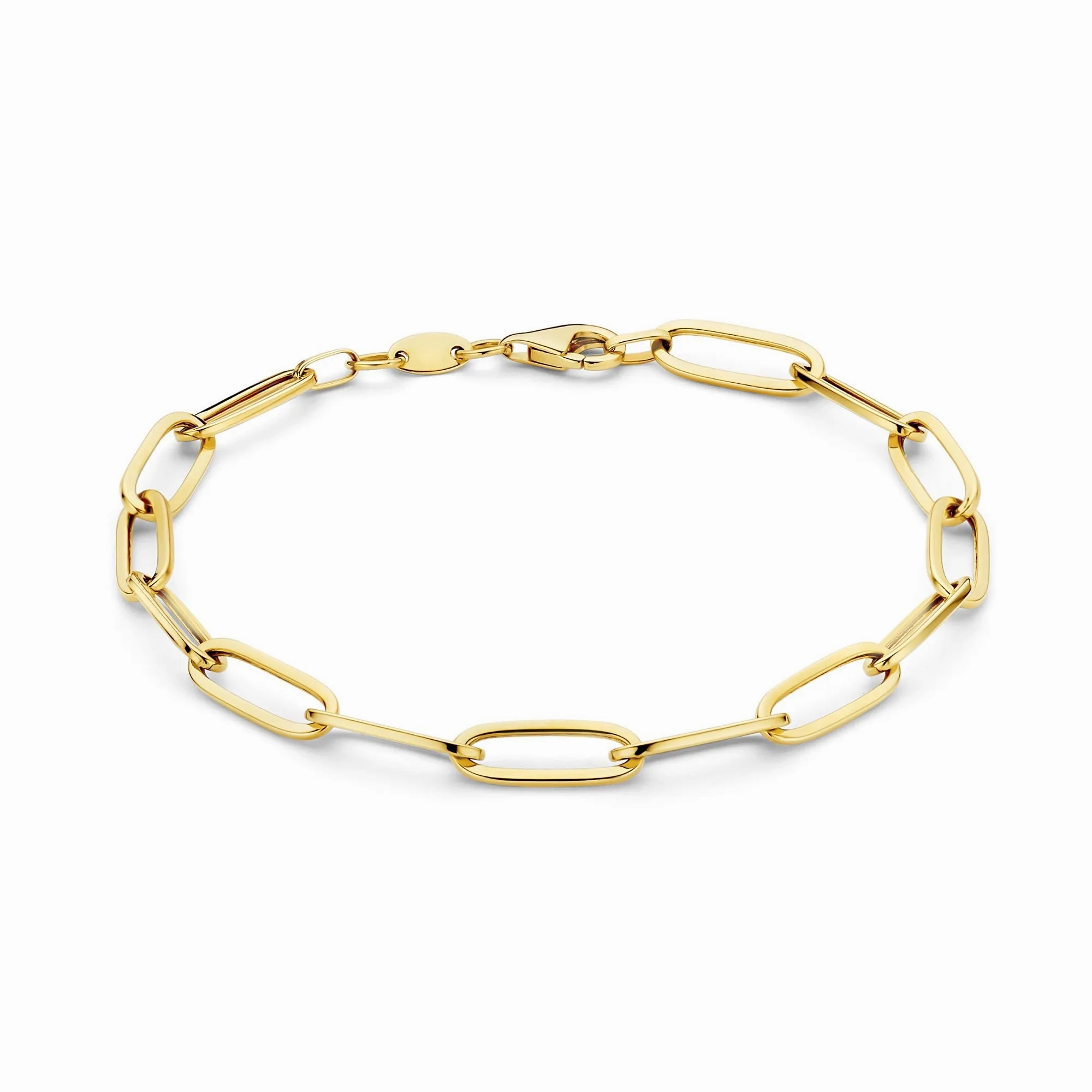 Aidee Odile 14 karat gold link bracelet