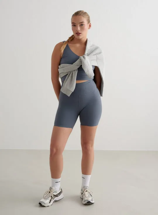 Aim'n Clothing Sense Midi Biker Shorts | Sturmblau