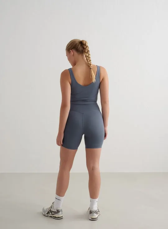 Aim'n Clothing Sense Midi Biker Shorts | Sturmblau