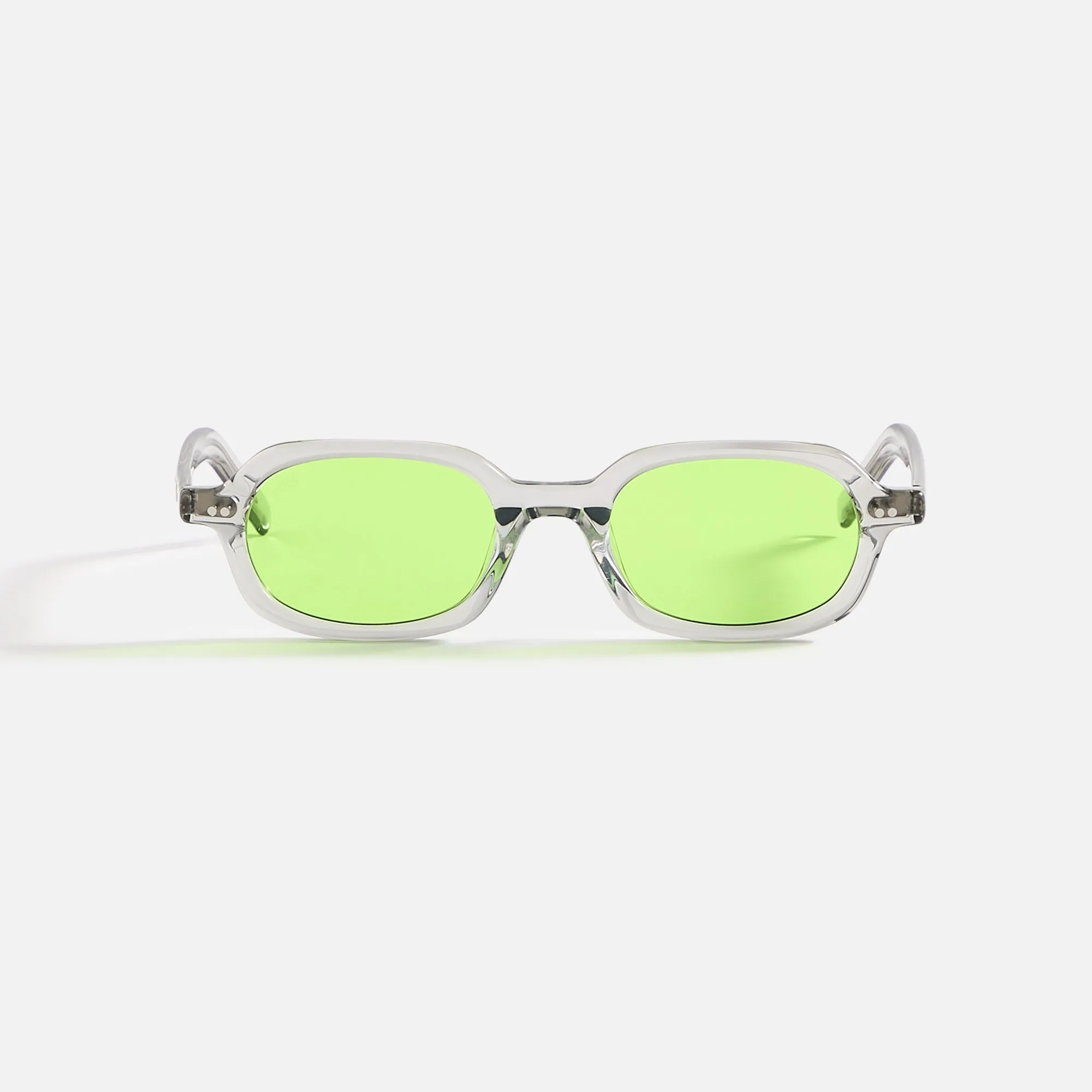 AKILA Psyche goodr Sonnenbrille - Grau / Apfelgrün AKILA goodr Sonnenbrille