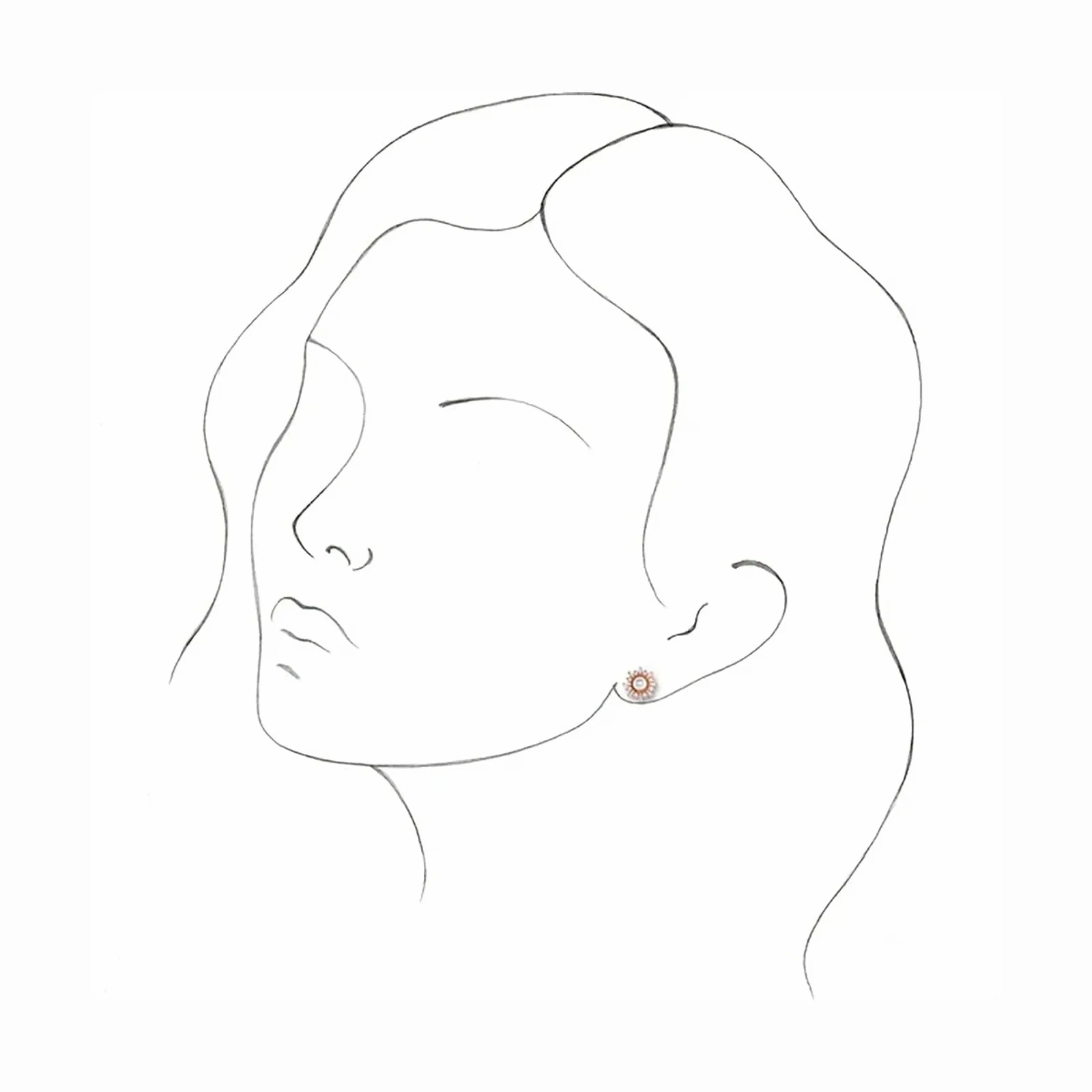 Akoya Pearl, Opal, and Diamond Halo Earrings