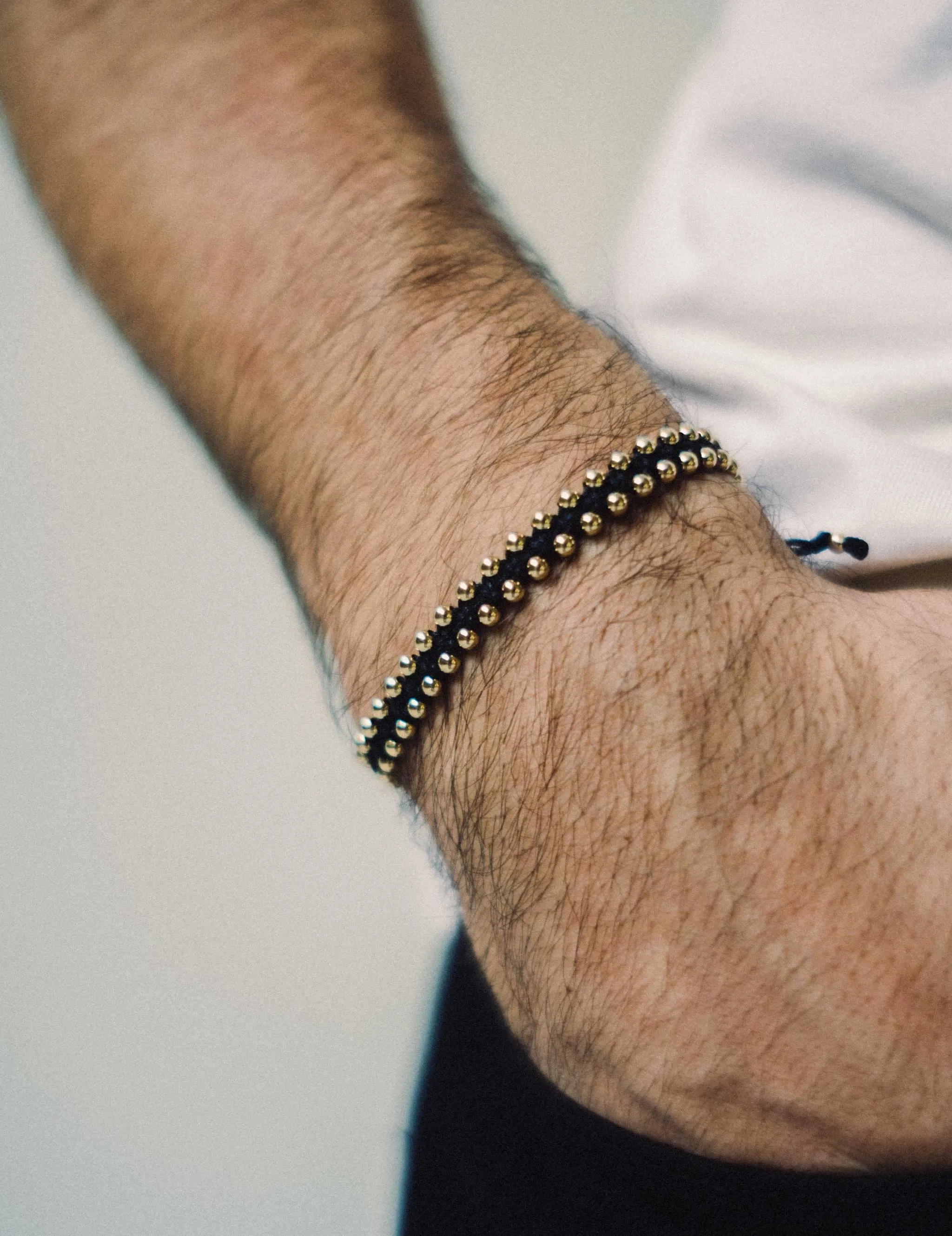Ally 18k Gold-Filled Bracelet ??Black